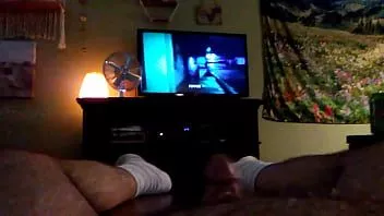 Putar Porno kecanduan gooner masturbasi ke klip horor kotor (masturbasi solo- tidak ada cumming)
